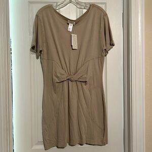 NWT L Space Knotted mini Jersey dress-Sz M